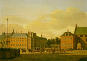Prison Gate and the Stadholder Quarter viewed from the Courtyard